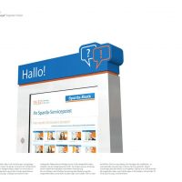 Sparda Bank- Servicepoint mit dem Digitalen Portier der Zukunft
