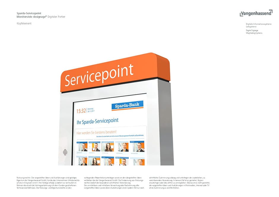 Digitaler Portier Servicepoint Sparda Bank