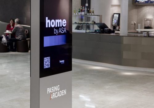 Digital Signage System Pasing Arcaden designage mall