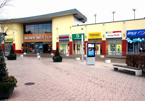 Digitales Stadtinformationssysem Monheim Shoppingcenter