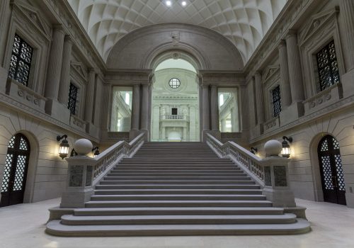 Die Treppe der Staatsbibliothek