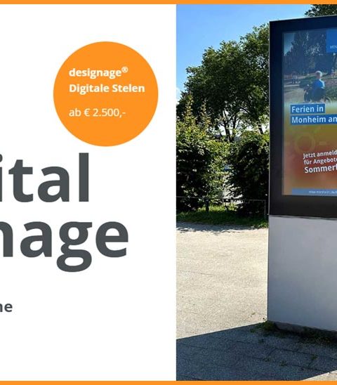 Landingpage Digital Signage